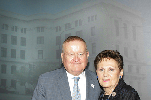 Hon. Russell Hartigan and Hon. Rita Garman