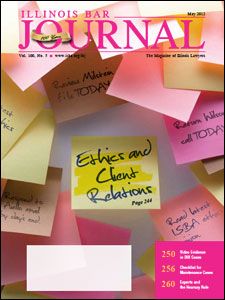 May 2012 Illinois Bar Journal Issue Cover