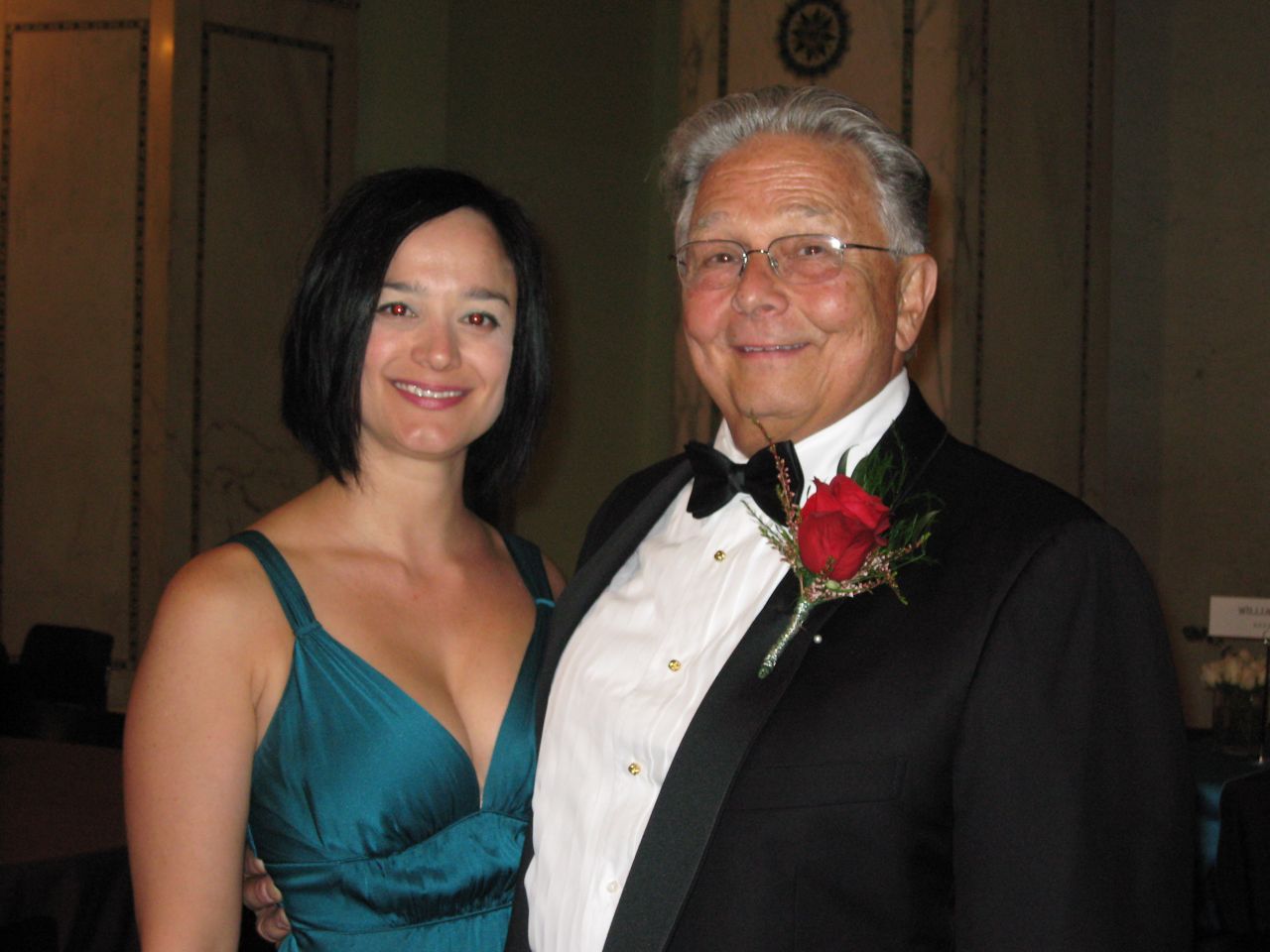 Summer Soiree co-chair Adela Lucchesi with ISBA President Jack Carey
