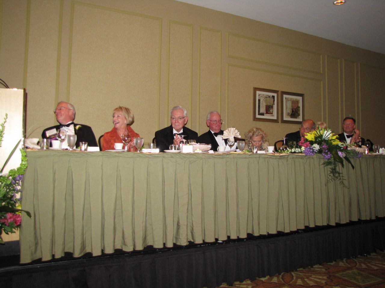 Head table (right)