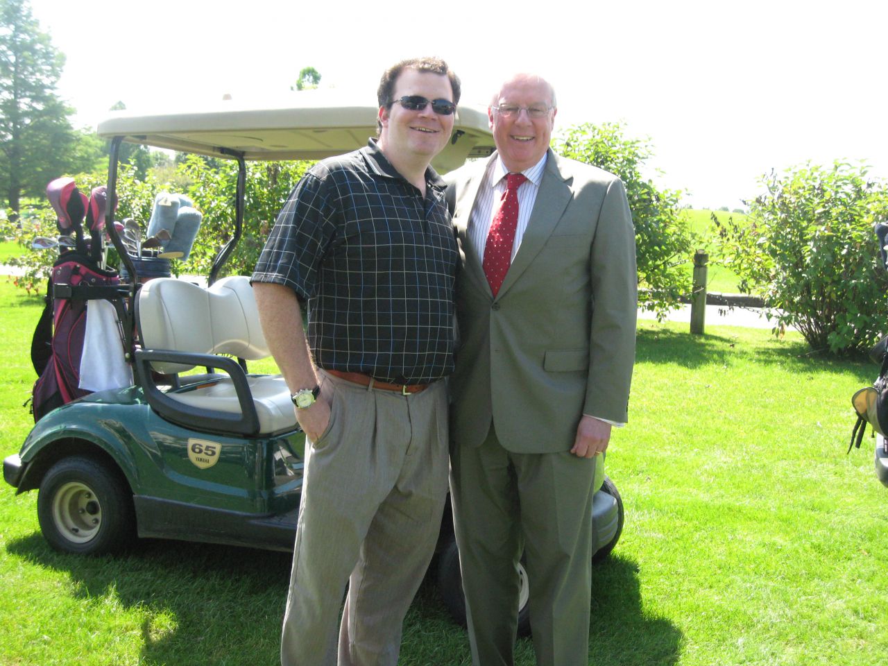 YLD Vice Chair Bob Fink with ISBA President John O'Brien