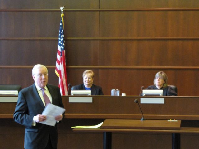 ISBA Immediate Past President John O'Brien delivers his remarks