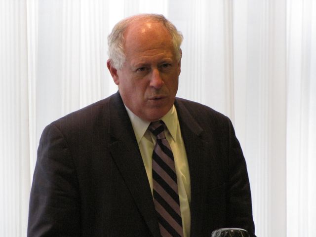 Gov. Pat Quinn was on hand to congratulate Miller.