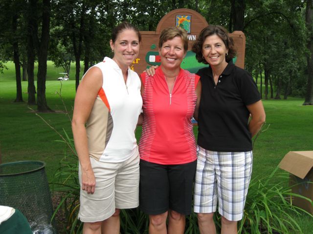 Michele Rock, 17th Circuit Specialty Courts Administrator joins Chief Judge Janet Holmgren and 2nd District Appellate Justice Ann Jorgensen for the Clambake