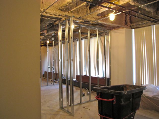 The new station where members can do some quick work.