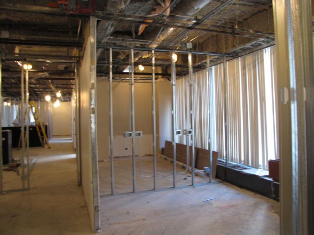 The new food serving area for CLE classes and events.