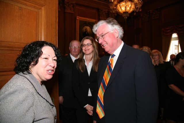 IBF President George Mahoney welcomes U.S. Supreme Court Justice Sonia Sotomayor
