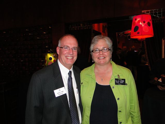 ISBA President-elect John Thies and IJA President Carol Pope