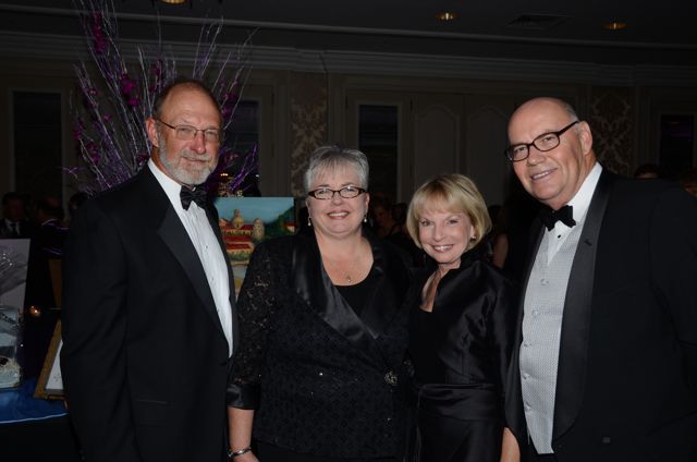 Al Pope, IJA President M. Carol Pope, Karen O'Brien and Chief Judge James Holderman