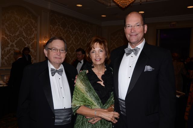 ISBA Board member Russell Scott, a Gala guest and IBF Treasurer Jim Lestikow
