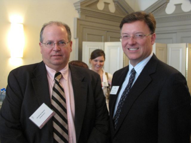 ARDC Litigation Chief Peter L. Rotskoff and ISBA President-elect John G. Locallo