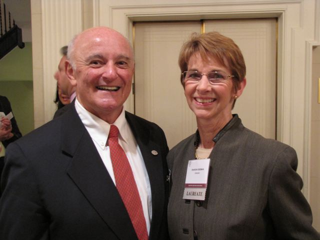 Laureate inductee Gino Divito and Sharon Eiseman