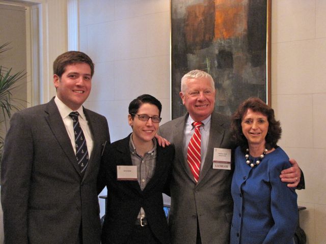 Michael Sosin, Kate Sosin, Laureate David Sosin and Janet Sosin 
