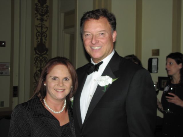 Justinian Society President Katherine A. Amari O'Dell and President Locallo