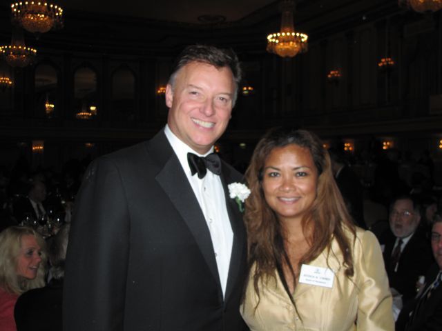 President Locallo and ISBA Board member Jessica Arong O'Brien