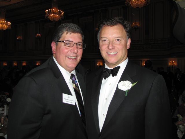 ISBA 3rd Vice President Rick D. Felice and ISBA President John G. Locallo