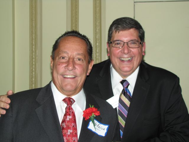 Judge Pete Felice and ISBA 3rd Vice President Rick D. Felice