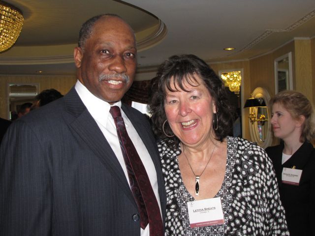 Judge Leonard Murray with Tish Sheats