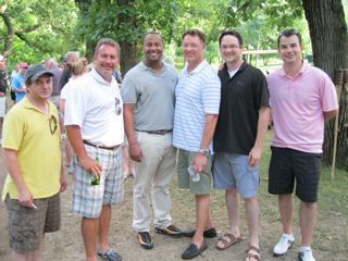 Jeff Orduno, WCBA 2nd Vice President Jeff Makeever, Ed Saulters, ISBA President Locallo, Mike Schirger and Jeff Hoskins