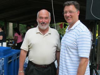 WCBA President Thomas E. Laughlin with President Locallo