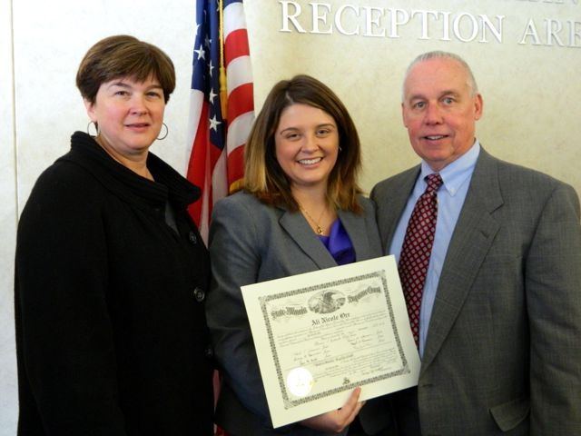 New admittee Ali N. Orr (Lincoln) and family