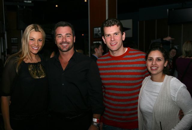 Law student Nicole Cecchini, her fiance Josh Thompson, YLD Council member George Schoenbeck and his wife Carolina