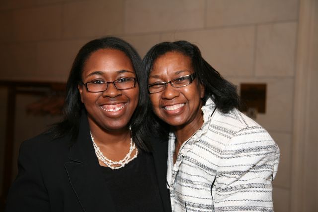 Admittee la'Rufus Mitchel and her mom Bertha