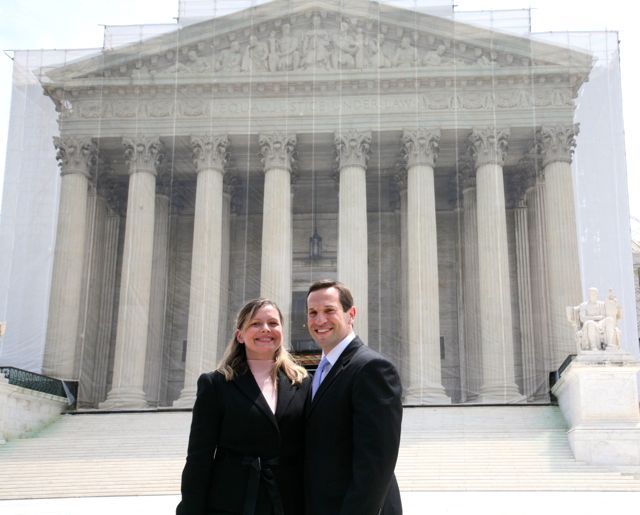 Admittee Ryan Margulis and his wife Deborah