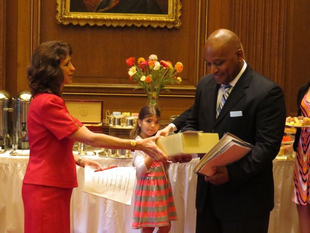 ISBA Director of Bar Services Janet Sosin and Supreme Court Admissions Clerk Perry Thompson