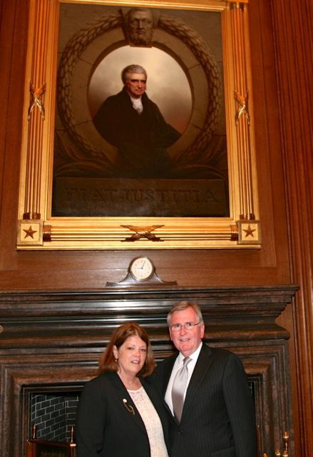 The Hon. Dennis Burke and his wife Carol