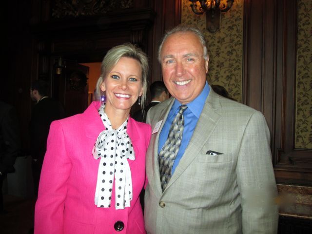 Judge April Troemper and ISBA President-Elect Umberto Davi 