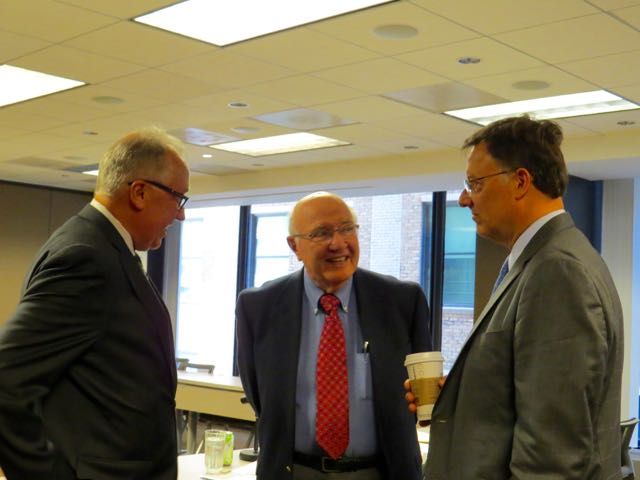 President Umberto S. Davi, Past President Richard L. Thies and Past President John G. Locallo