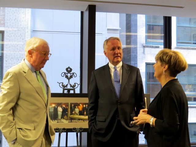 Past Presidents John G. O'Brien, J. Timothy Eaton and Cheryl Niro
