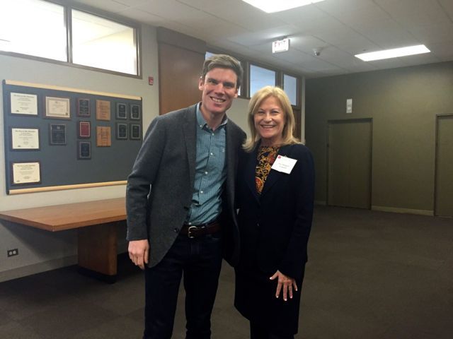 Justice Margaret O'Mara Frossard (Ret.) and Professor Hugh Mundy