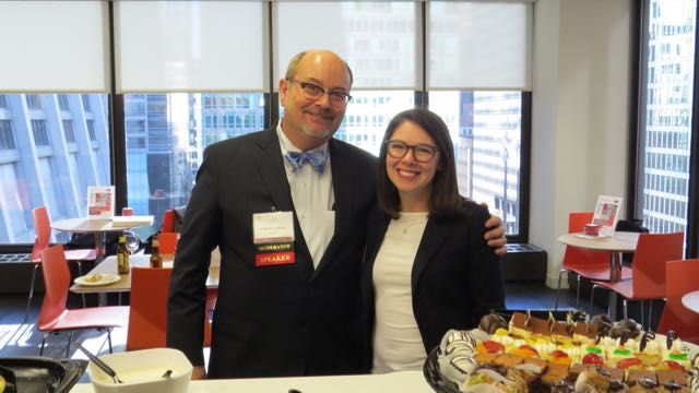 Conference co-coordinator William Anaya and ISBA CLE Coordinator Annie Moredock