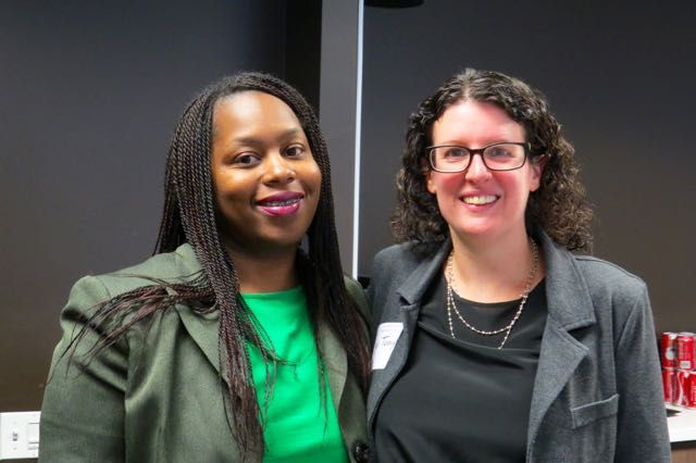 Mentee Carolyn Muhammad and mentor Sarah Toney
