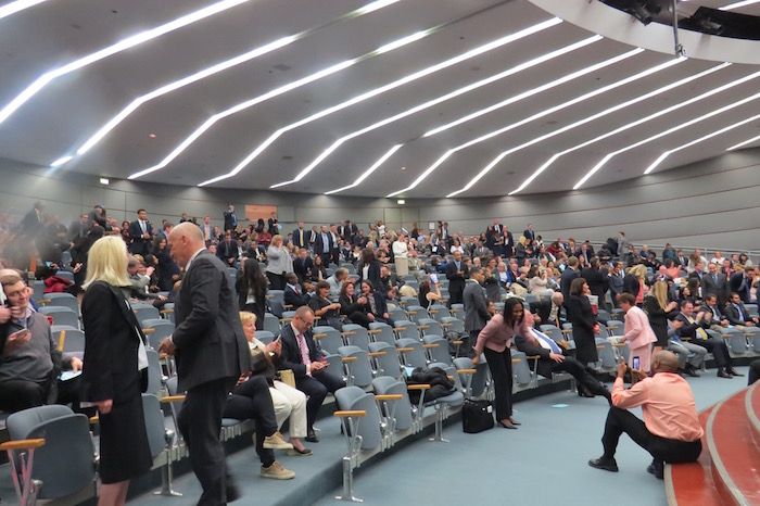 Class of new admittees and guests