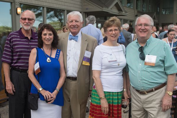 Janet Sosin, third vice president David Sosin, Jodie Thies, and David Thies
