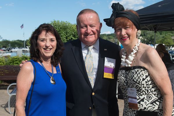 Janet Sosin, ISBA President Russell Hartigan, Angelica E. Peters
