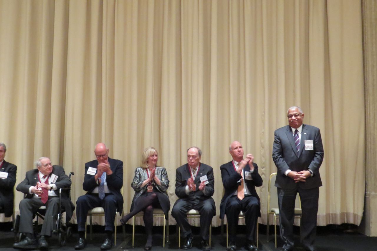 Larry Rogers is introduced
