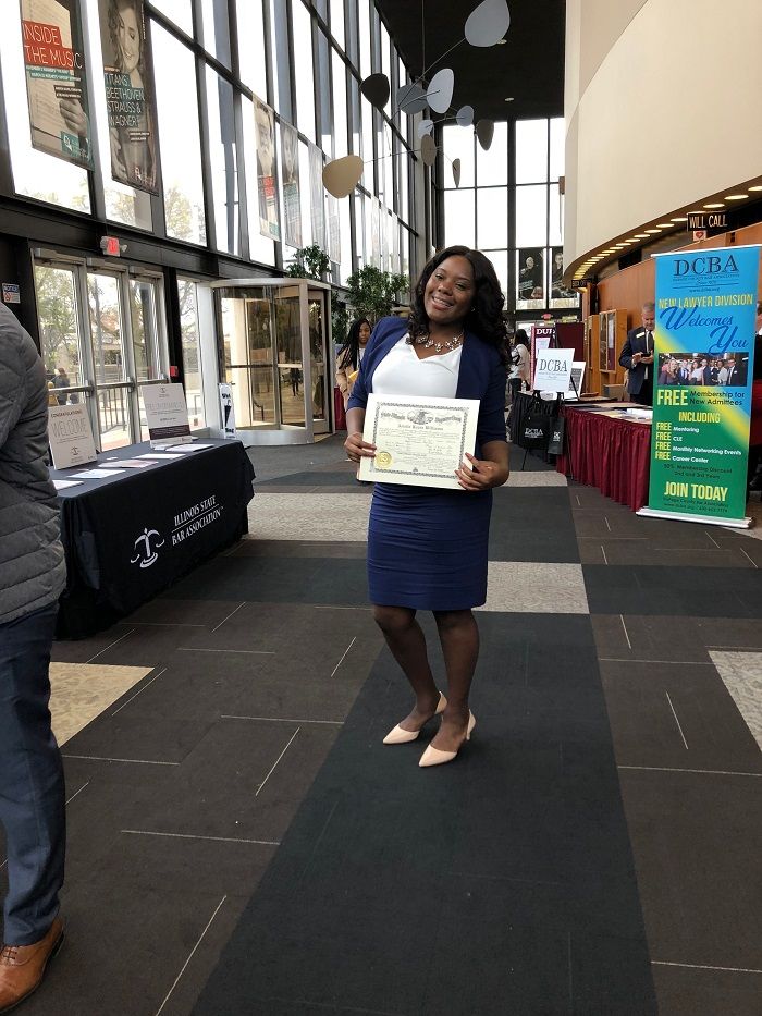 New attorney Arielle Williams