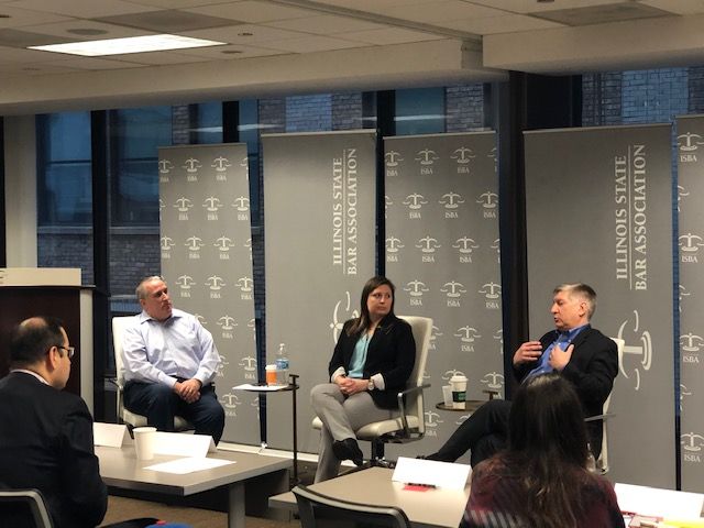 Michael Bergmann, Jennifer Friedland from Momkus LLC, and Richard Sevcik from Perkins Coie LLP