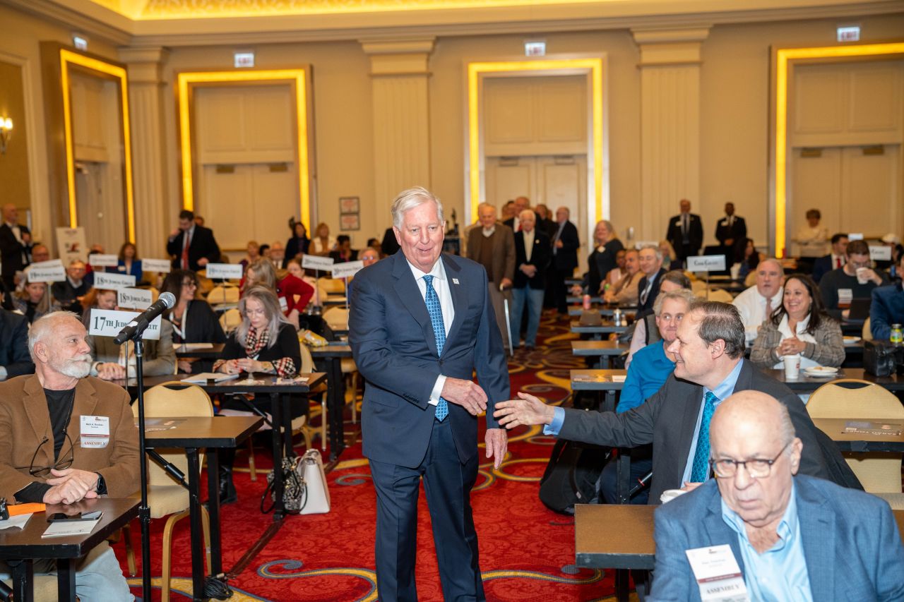 Former President Jon W. DeMoss, 1984-85, of Springfield