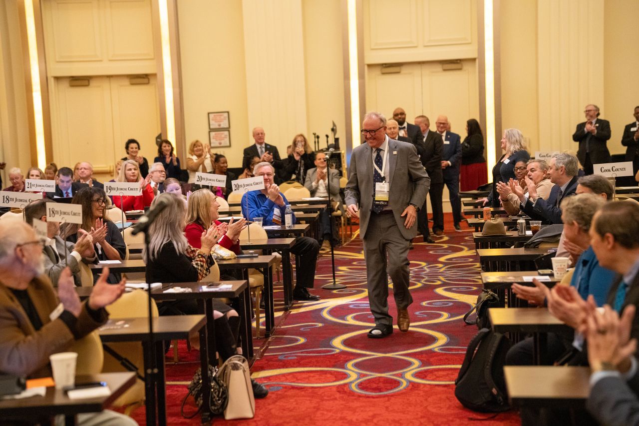 Former President Umberto S. Davi, 2015-16, of Western Springs