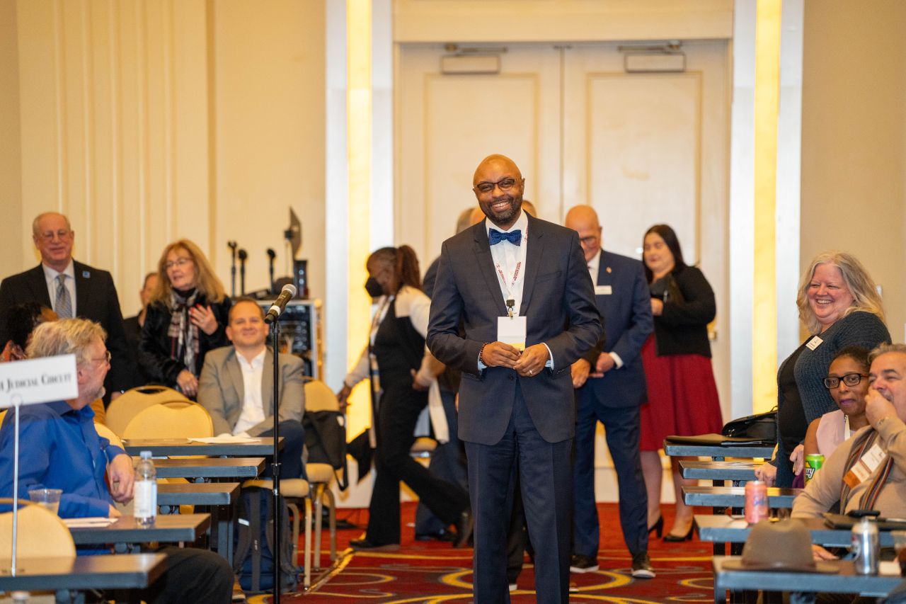 Former President Judge Vincent F. Cornelius, 2016-17, of Joliet