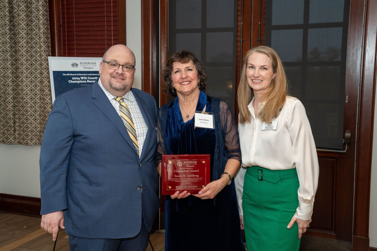 Susan M. Goldberg receives IBF Northern IL Champions Award