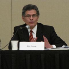 Moderator Phil Ponce