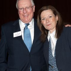 New initiates John O'Brien and Julie Ann Sebastian