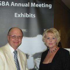 At the Annual Dinner reception