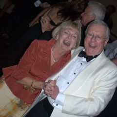 President John O'Brien and his wife Karen on the dance floor